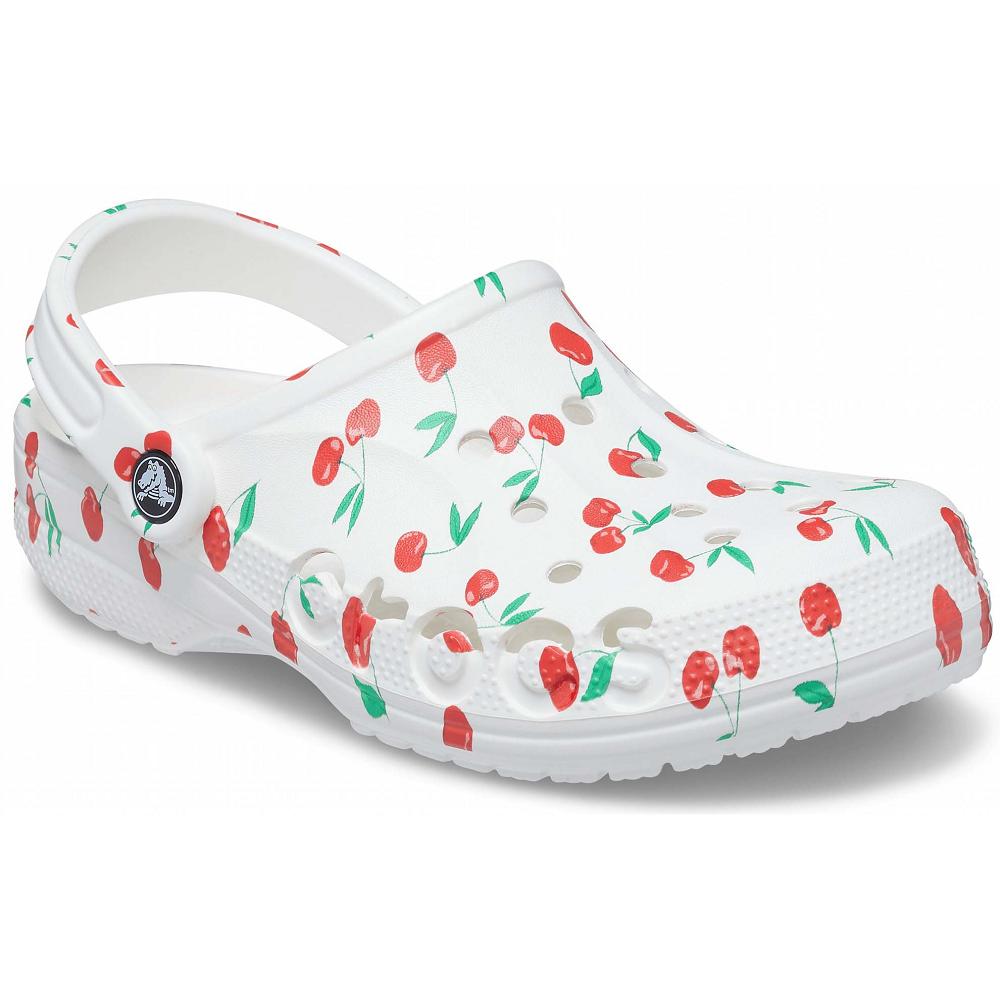 Sabots Crocs Baya Seasonal Printed Blanche Homme | URC-0365194