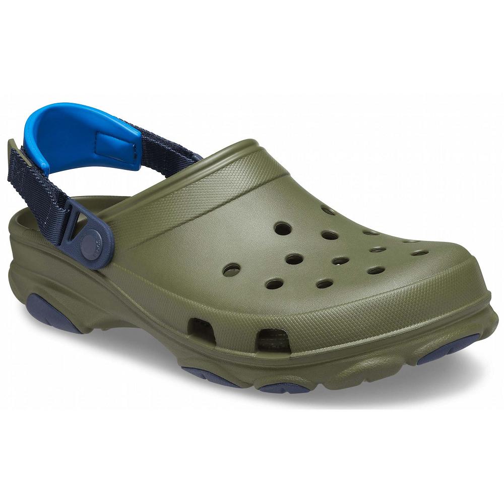 Sabots Crocs Classiche All-Terrain Vert Olive Homme | SEN-5687201