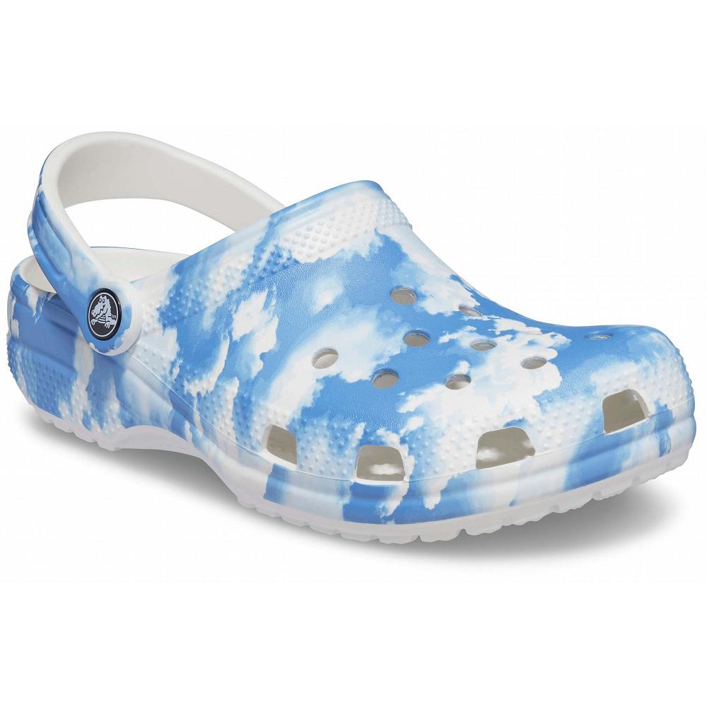 Sabots Crocs Classiche Out of this World II Bleu Blanche Homme | AEE-5043531