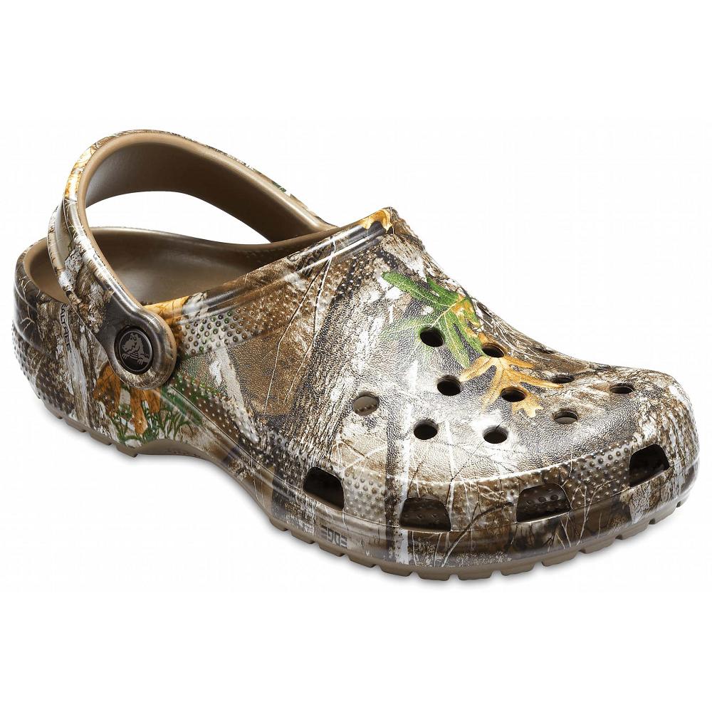 Sabots Crocs Classiche Realtree Edge Marron Homme | UAK-6771679