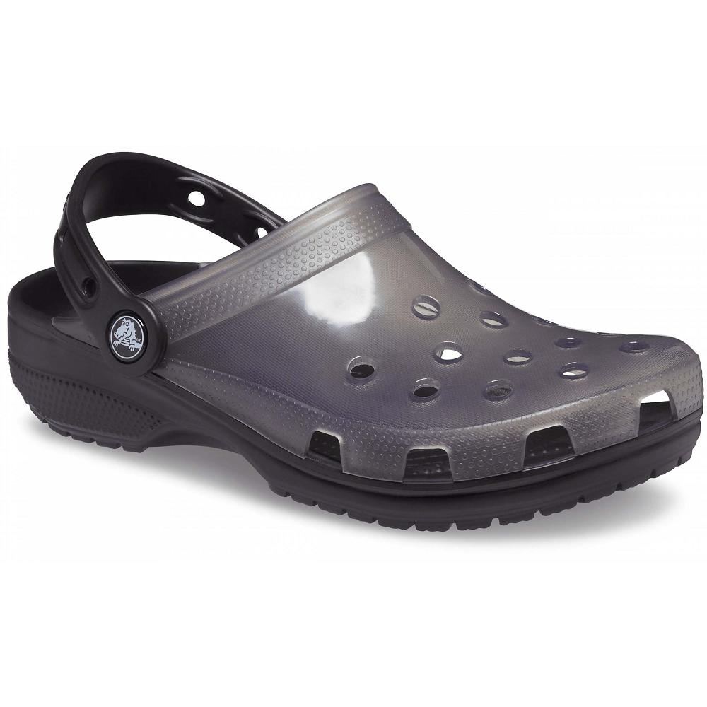 Sabots Crocs Classiche Translucent Noir Homme | UEN-6989136