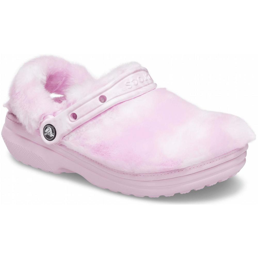 Sabots Crocs Classiche Fur Sure Rose Homme | YBQ-1378510