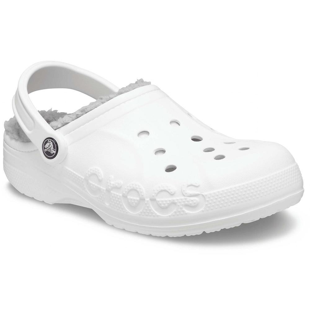 Sabots Crocs Baya Doublée Blanche Homme | HWF-2481037