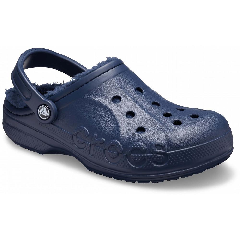 Sabots Crocs Baya Doublée Bleu Marine Homme | QWY-5654352