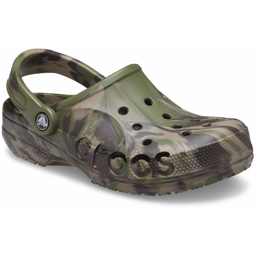 Sabots Crocs Baya Marbled Vert Homme | MPR-3824224