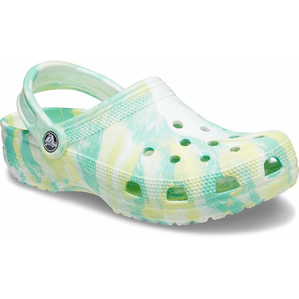 Sabots Crocs Classiche Marbled Menthe Homme | BFE-5684169