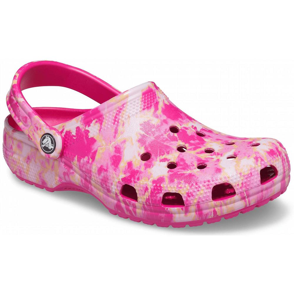 Sabots Crocs Classiche Bleach Dye Rose Homme | ALF-6280628