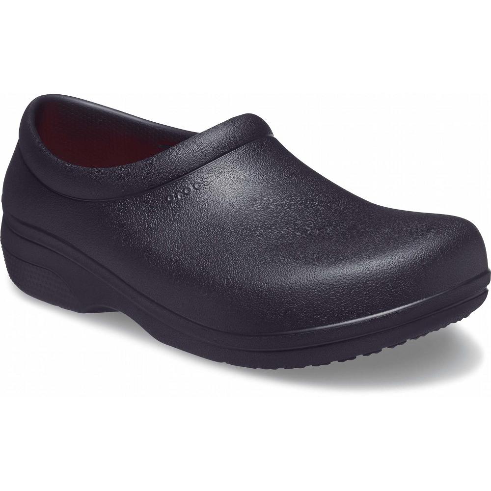 Sabots Crocs On-The-Clock LiteRide Slip-On Noir Homme | ZPQ-3303100