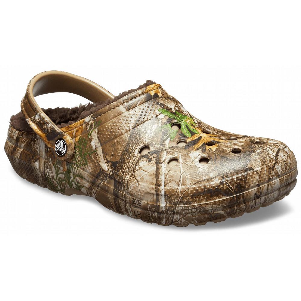 Sabots Crocs Classiche Realtree Edge Doublée Marron Homme | EKM-0831903