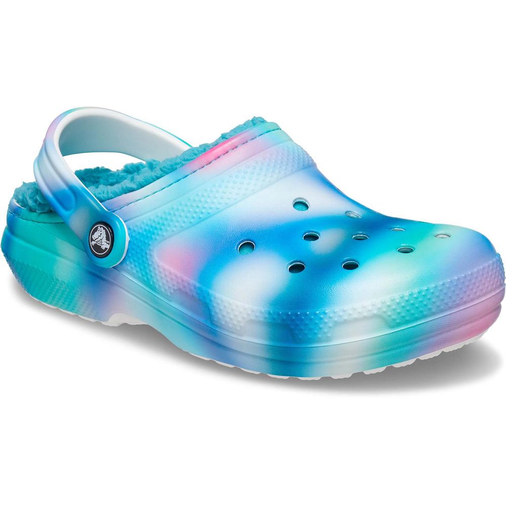 Sabots Crocs Classiche Doublée Solarized Turquoise Homme | ILO-8487007