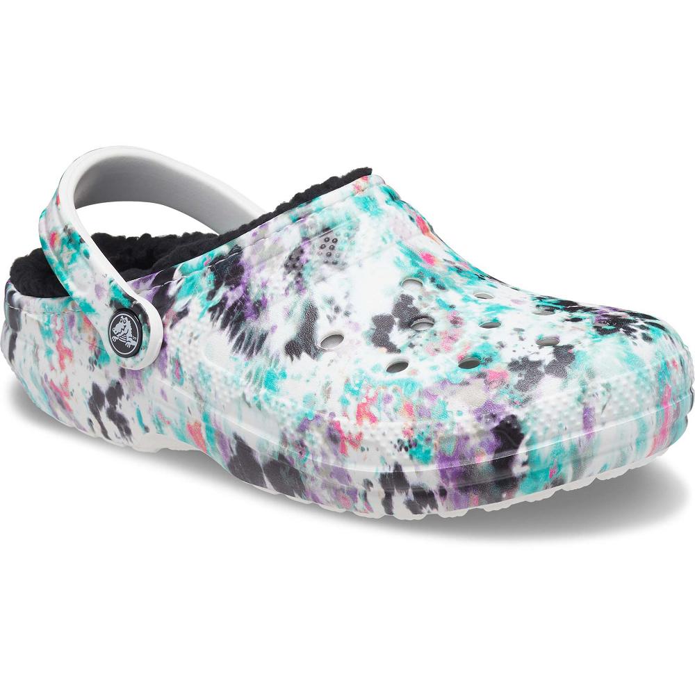 Sabots Crocs Classiche Doublée Tie-Dye Menthe Homme | IIB-1487143