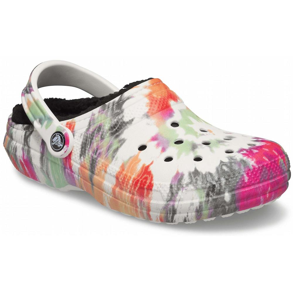 Sabots Crocs Classiche Doublée Tie-Dye Rose Homme | SCN-8988823