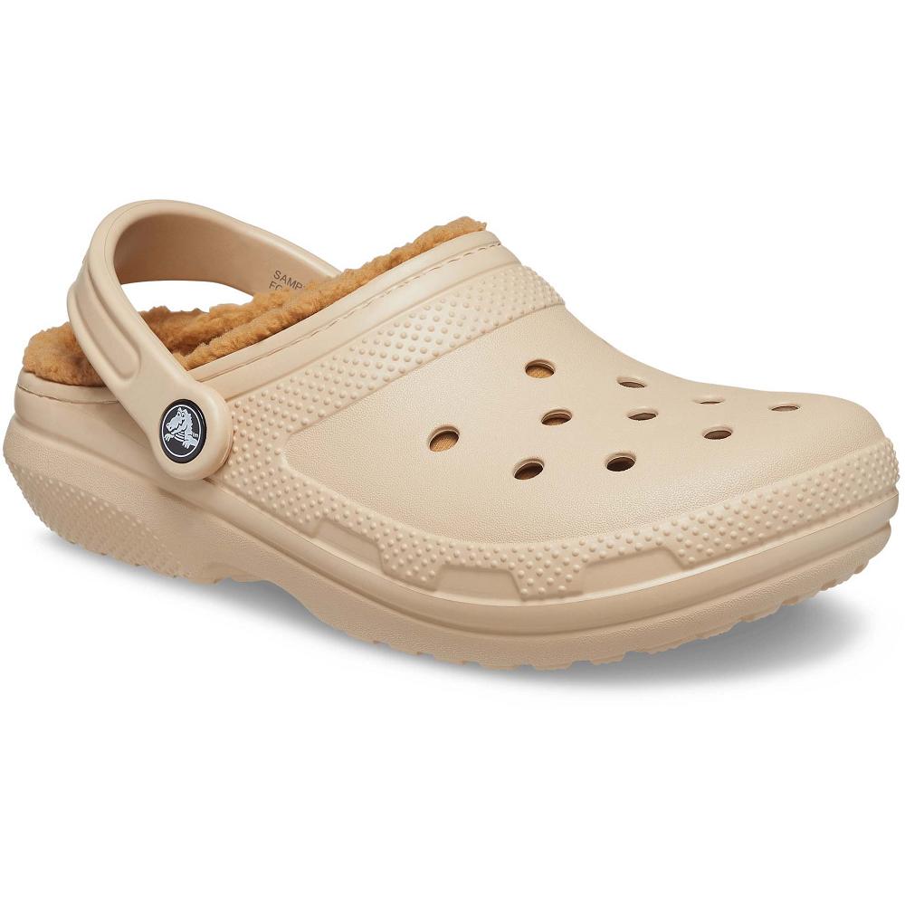 Sabots Crocs Classiche Doublée Marron Homme | RPH-9899282