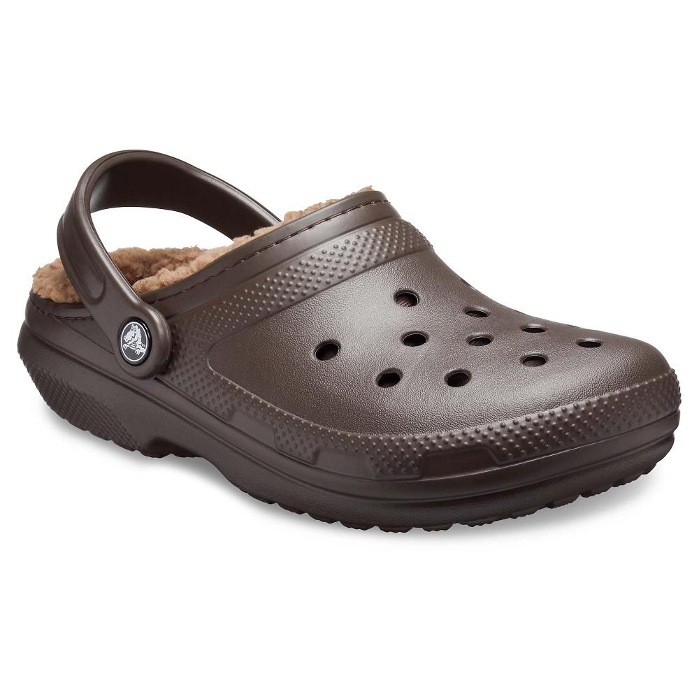 Sabots Crocs Classiche Doublée Cafe Homme | HHX-0972384