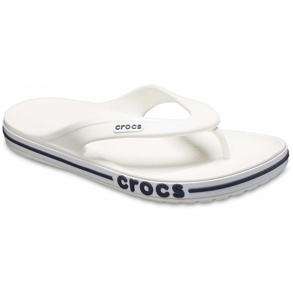 Tong Crocs Bayaband Blanche Homme | JJK-0751038