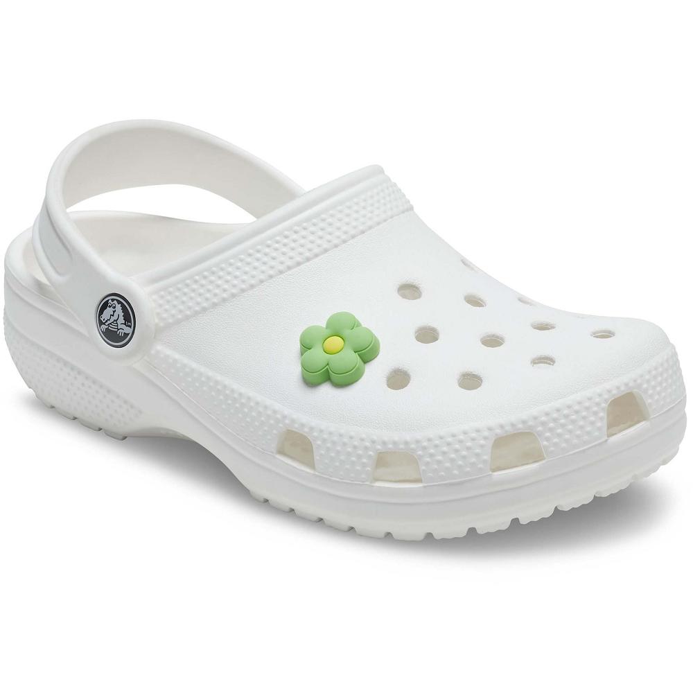 Clips Jibbitz Crocs Green Flower Multicolore Homme | QAW-8341889