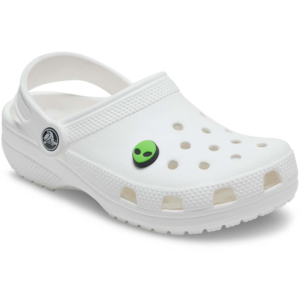 Clips Jibbitz Crocs Green Alien Head Multicolore Homme | EOQ-9904551