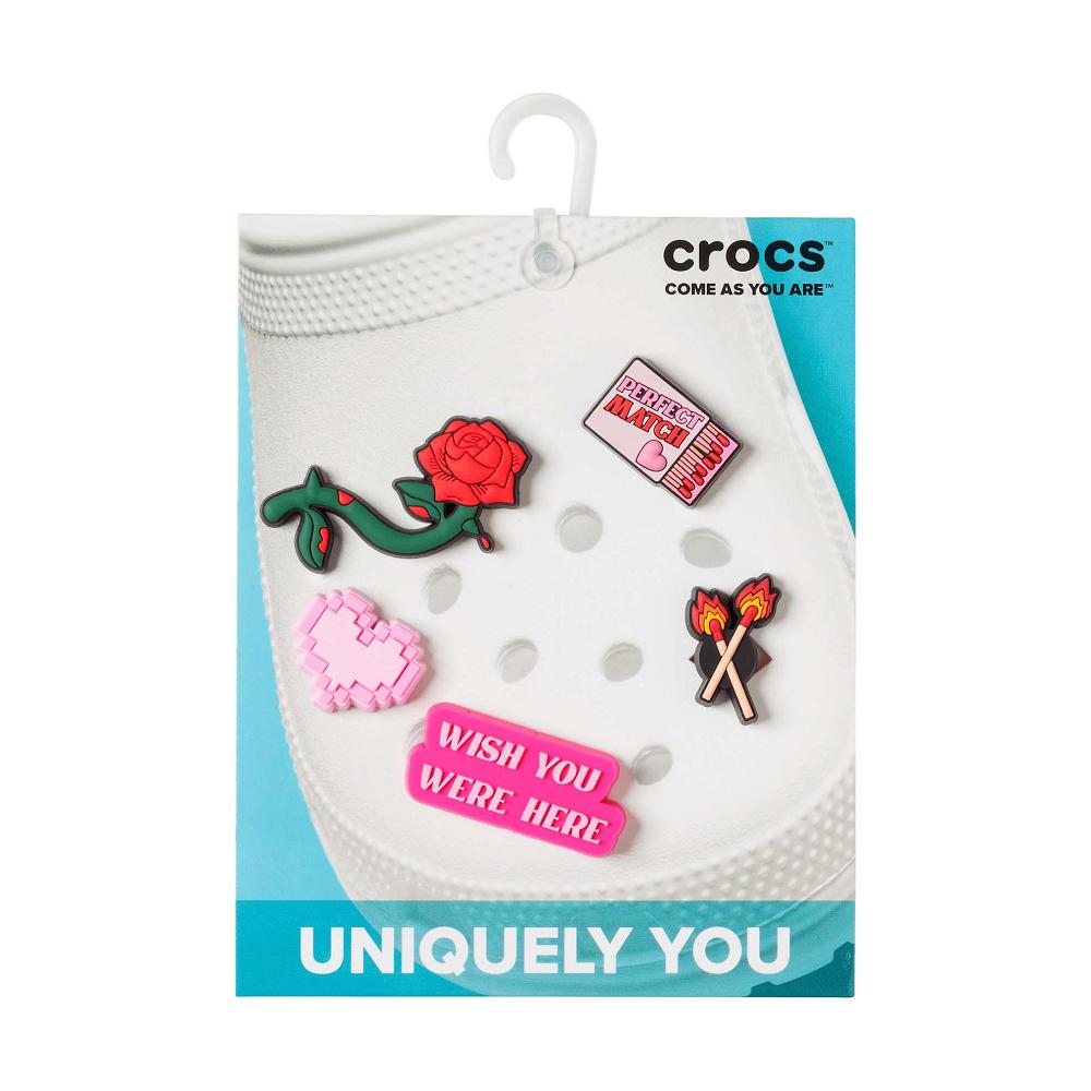 Clips Jibbitz Crocs Valentines Girly 5 Pack Multicolore Homme | TMU-5154802