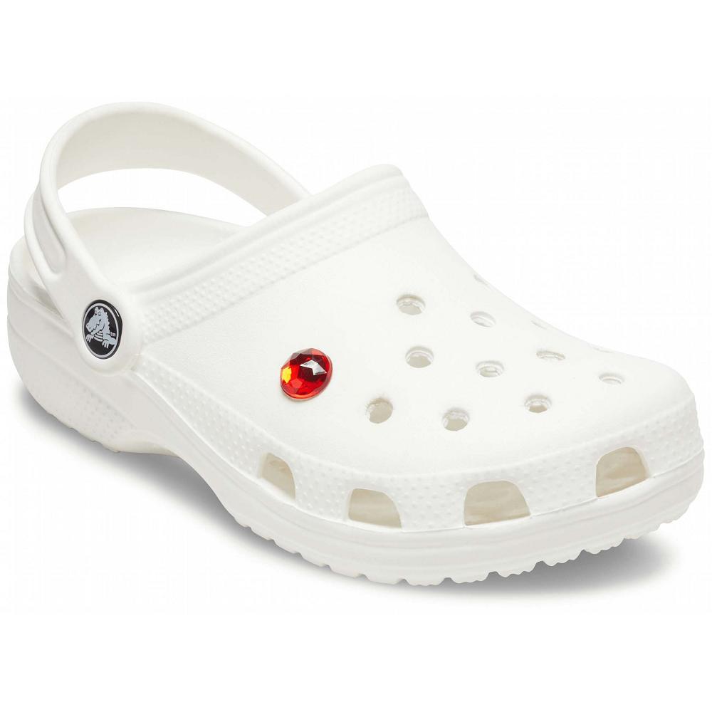 Clips Jibbitz Crocs Sparkly Red Circle Multicolore Homme | ZRT-2053640