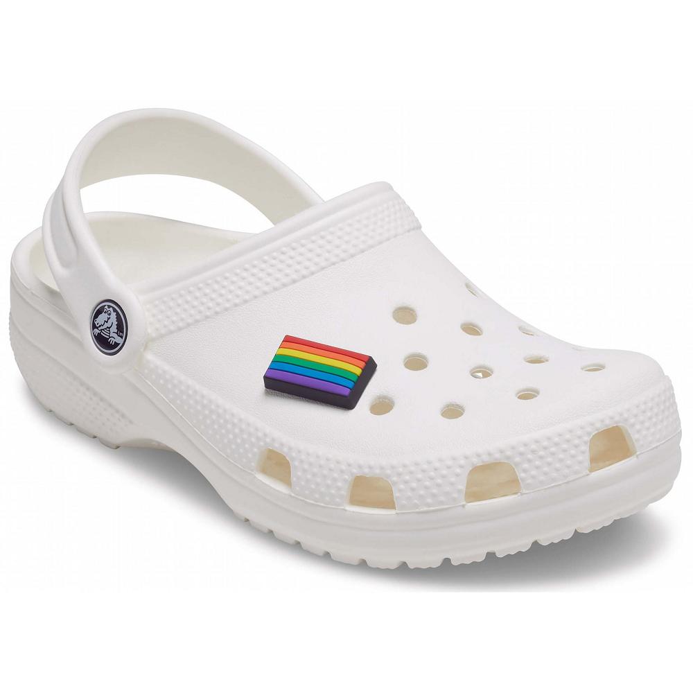 Clips Jibbitz Crocs Rainbow Flag Multicolore Homme | YIO-8642228