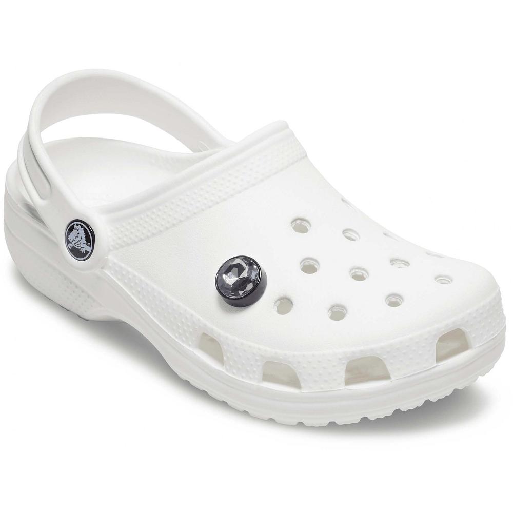 Clips Jibbitz Crocs Sparkly Grey Multicolore Homme | YCY-1285135