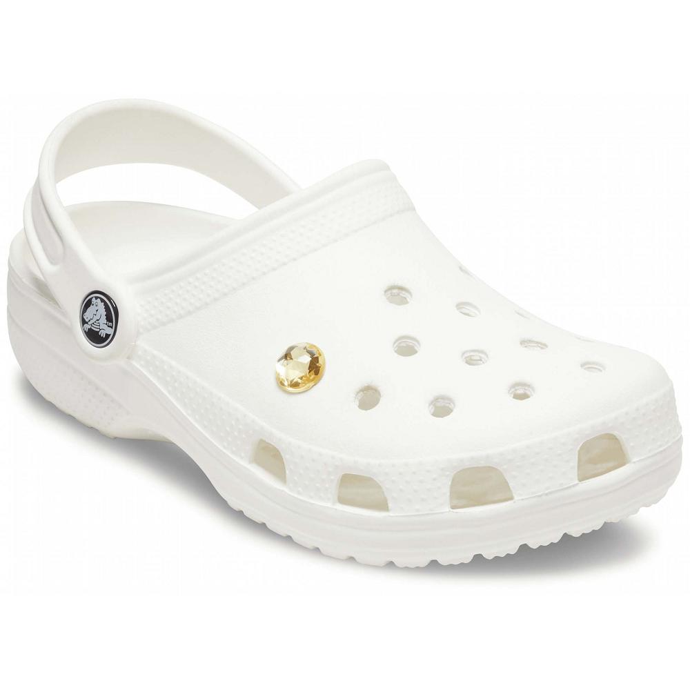 Clips Jibbitz Crocs Sparkly Yellow Circle Multicolore Homme | IHK-8597154