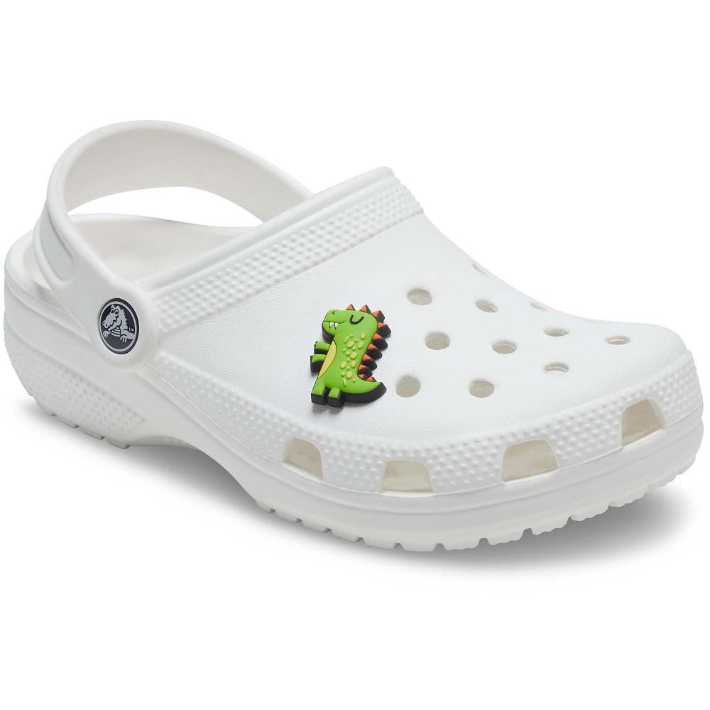 Clips Jibbitz Crocs Green Dino Multicolore Homme | QGZ-4563004