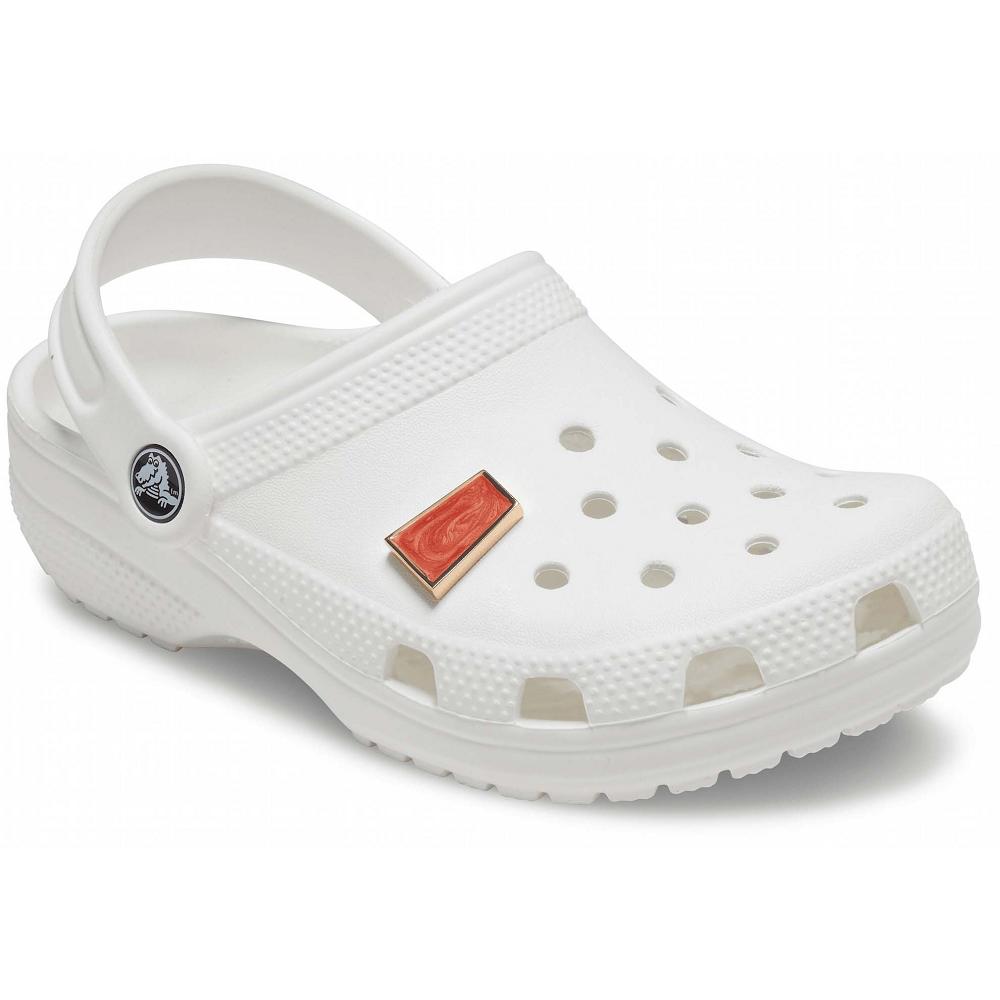 Clips Jibbitz Crocs Sparkly Spicy Orange Multicolore Homme | QZA-8275070