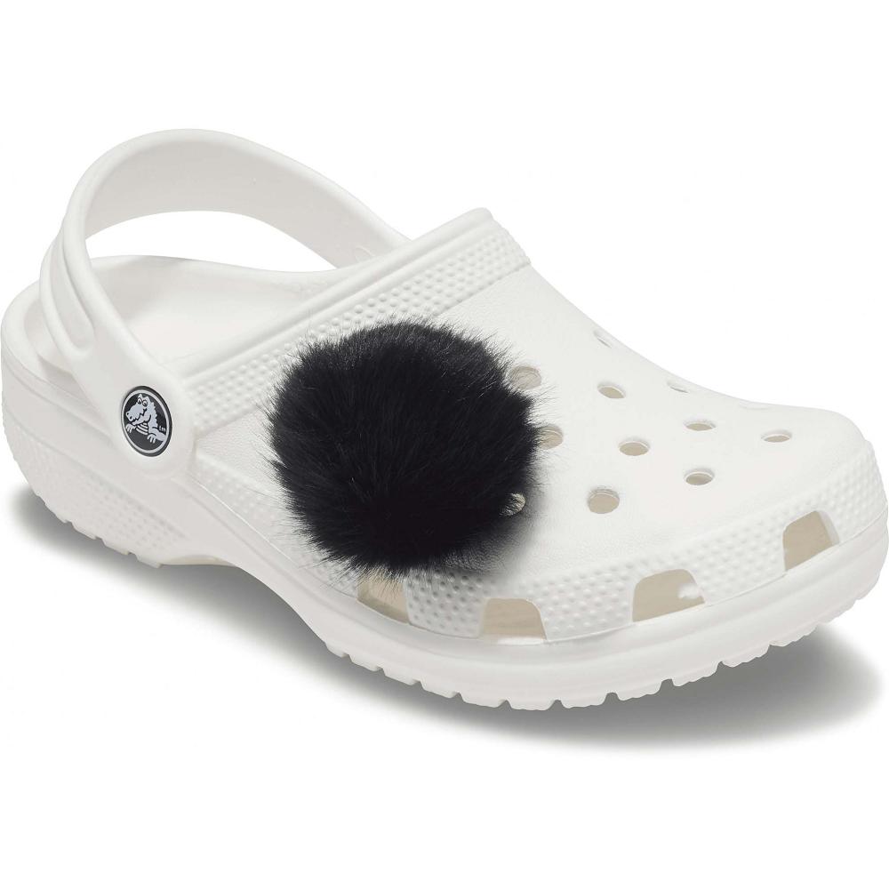 Clips Jibbitz Crocs Black Puff Ball Multicolore Homme | SEI-9973470