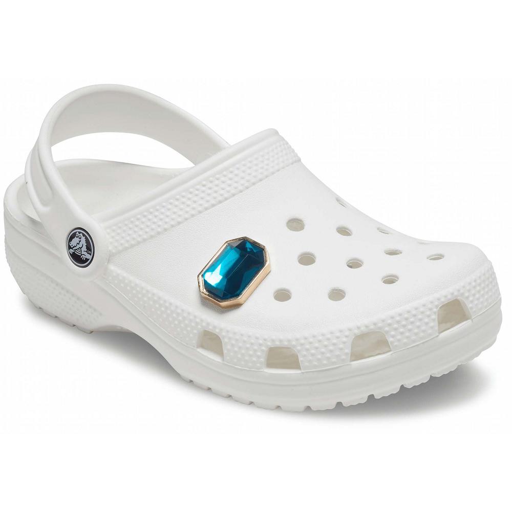 Clips Jibbitz Crocs Sparkly Aquamarine Multicolore Homme | QXG-2386805