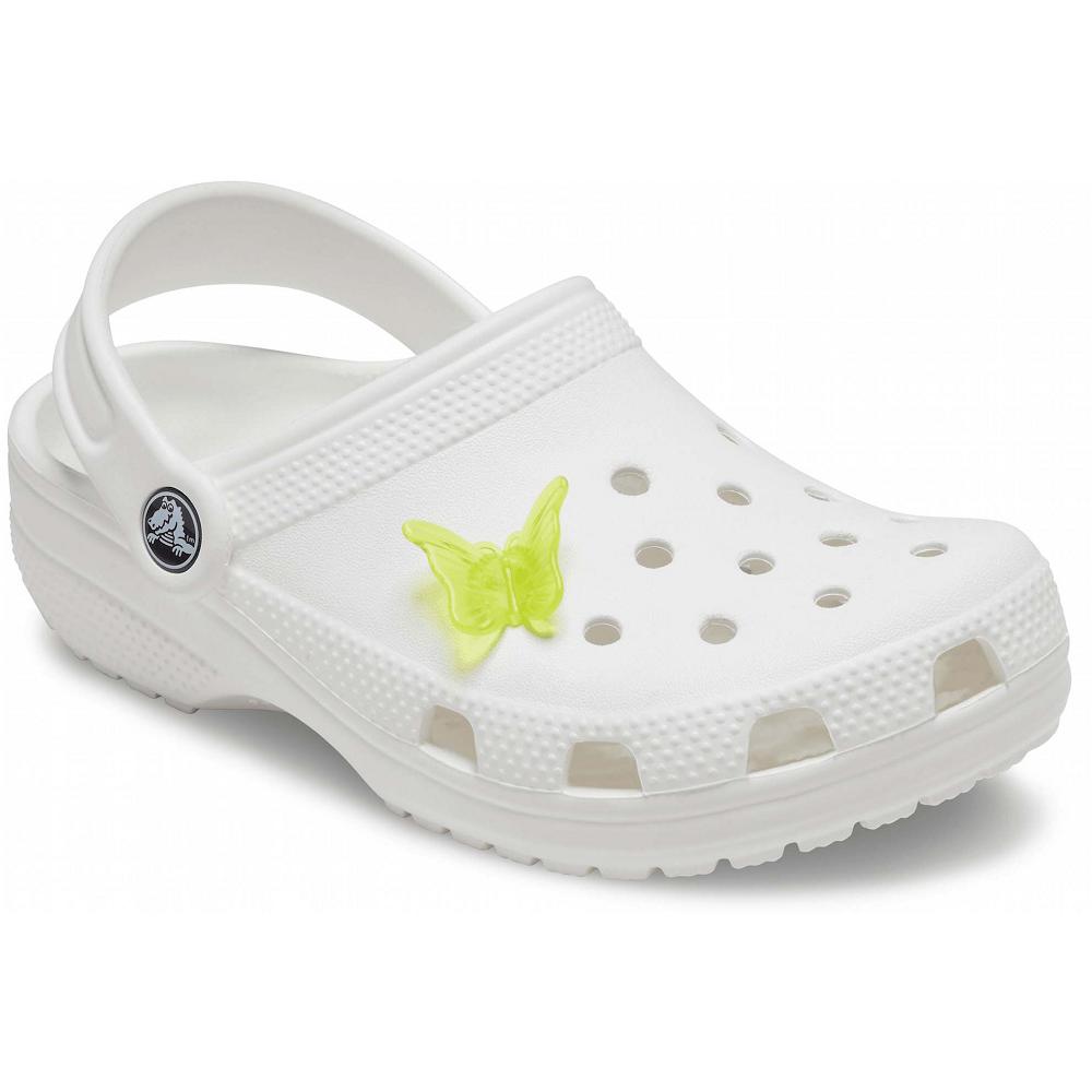 Clips Jibbitz Crocs Yellow Butterfly Clip Multicolore Homme | PVY-1088559