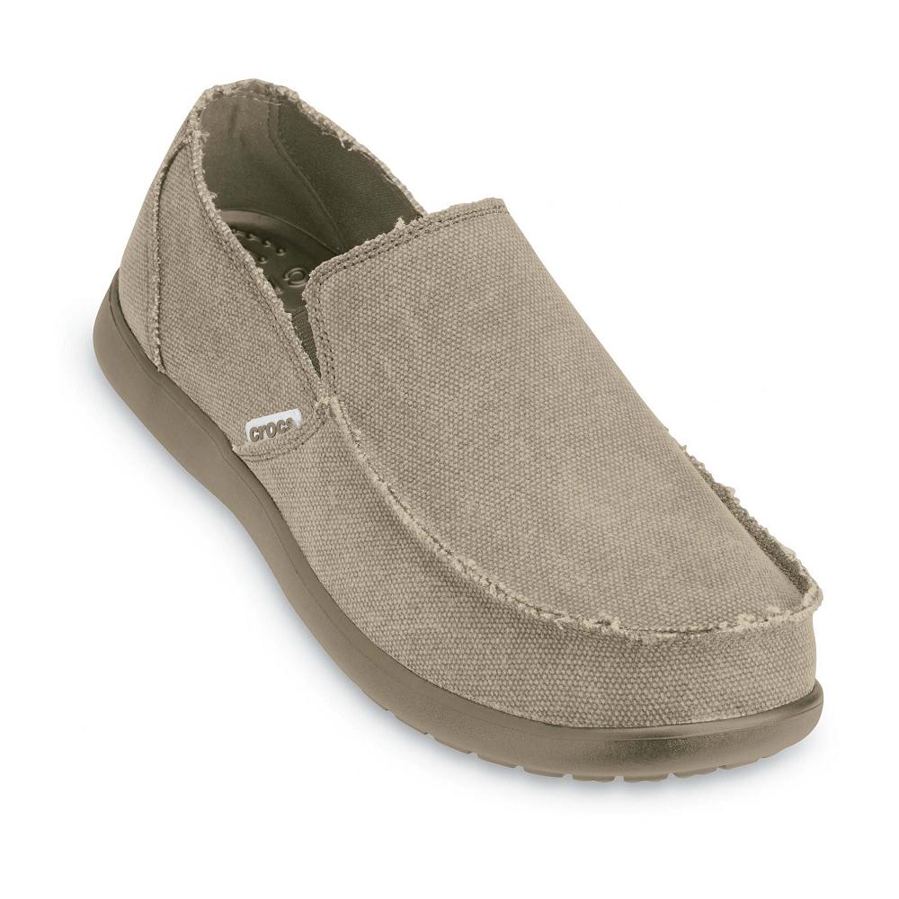 Loafers Crocs Santa Cruz Slip-On Taupe Homme | GSA-9108774