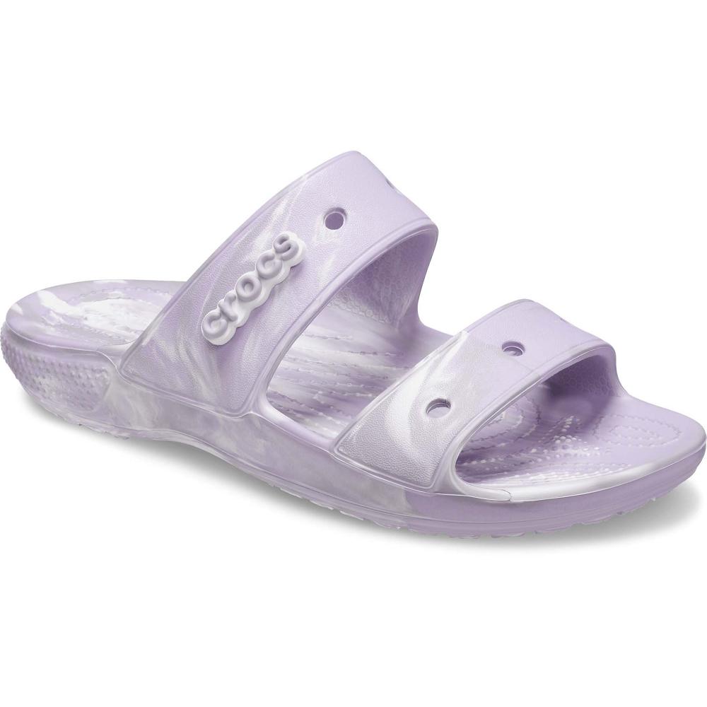 Sandales Crocs Classiche Marbled Violette Homme | AWA-9915941