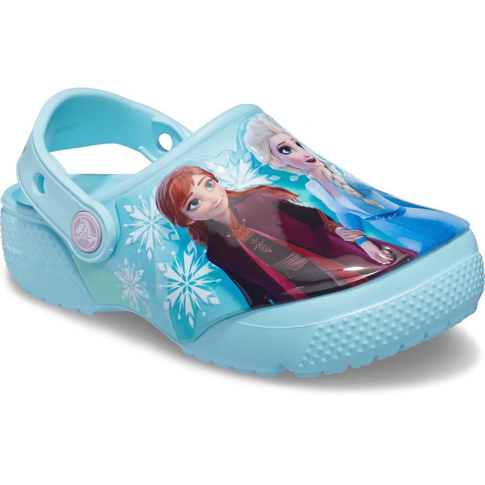 Sabots Crocs Fun Lab Disney Frozen II Turquoise Fille | AVO-6279283