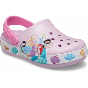 Sabots Crocs Fun Lab Disney Princess Lights Rose Fille | PMM-0494584