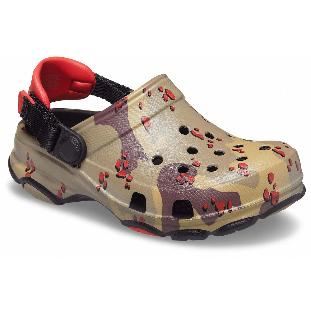 Sabots Crocs Classiche All-Terrain Desert Camo Kaki Fille | MQR-6311398