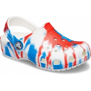 Sabots Crocs Classiche Tie-Dye Graphic Rouge Fille | VOX-7365571