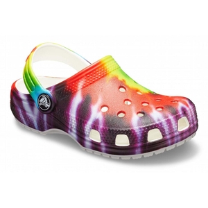 Sabots Crocs Classiche Tie-Dye Graphic Multicolore Fille | WRX-6626916