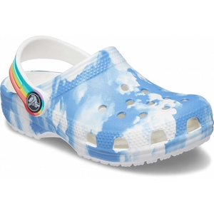 Sabots Crocs Classiche Out of this World II Blanche Bleu Fille | HVA-2726728