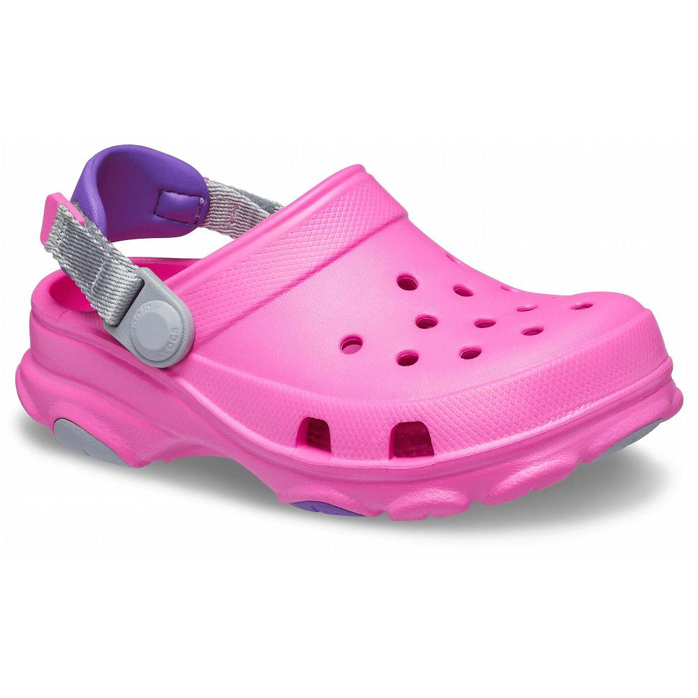 Sabots Crocs Classiche All-Terrain Rose Fille | EUV-3684017