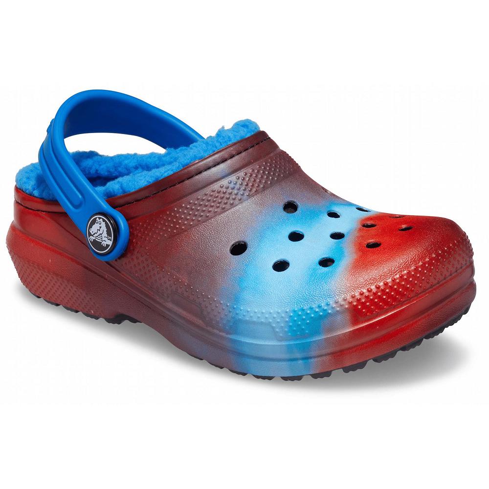 Sabots Crocs Classiche Doublée Out of This World Bleu Fille | JHU-8467135