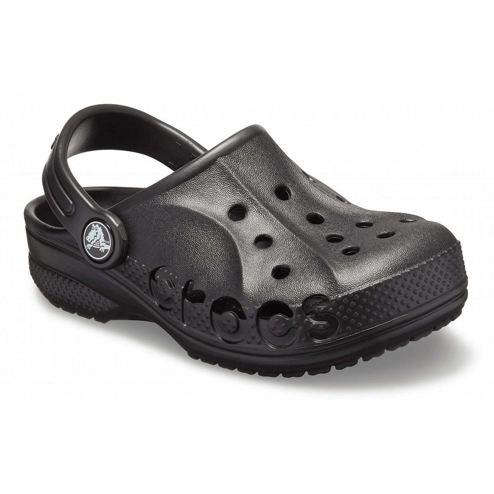 Sabots Crocs Baya Noir Fille | VCA-5717894