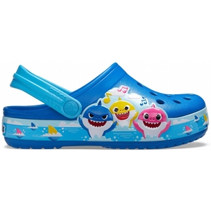 Sabots Crocs Fun Lab Baby Shark Band Bleu Fille | EHK-7397745