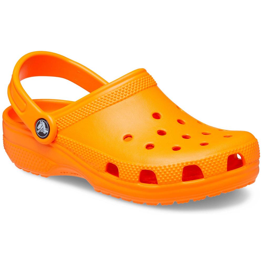 Sabots Crocs Classiche Orange Fille | JBD-6310126