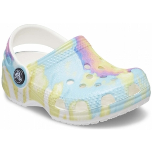 Sabots Crocs Littles Graphic Blanche Fille | DQI-7214267