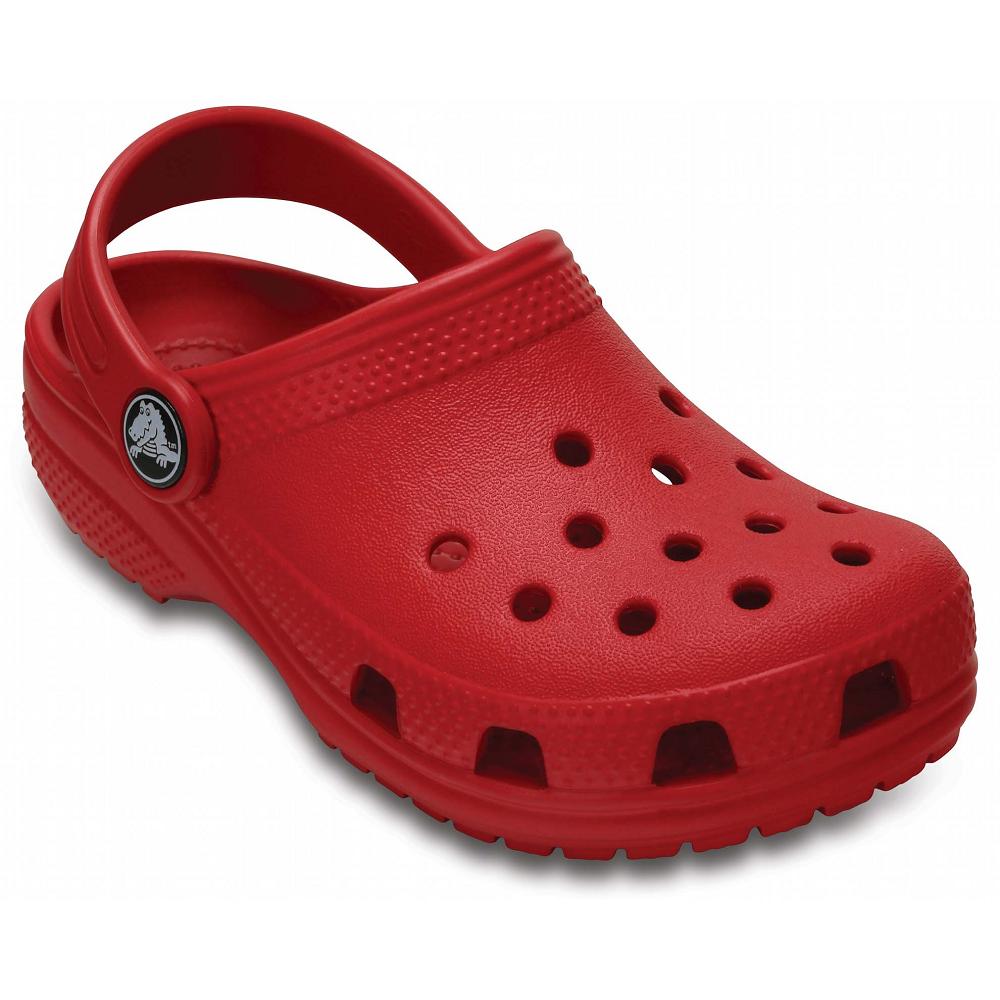 Sabots Crocs Classiche Rouge Fille | PIM-4882062