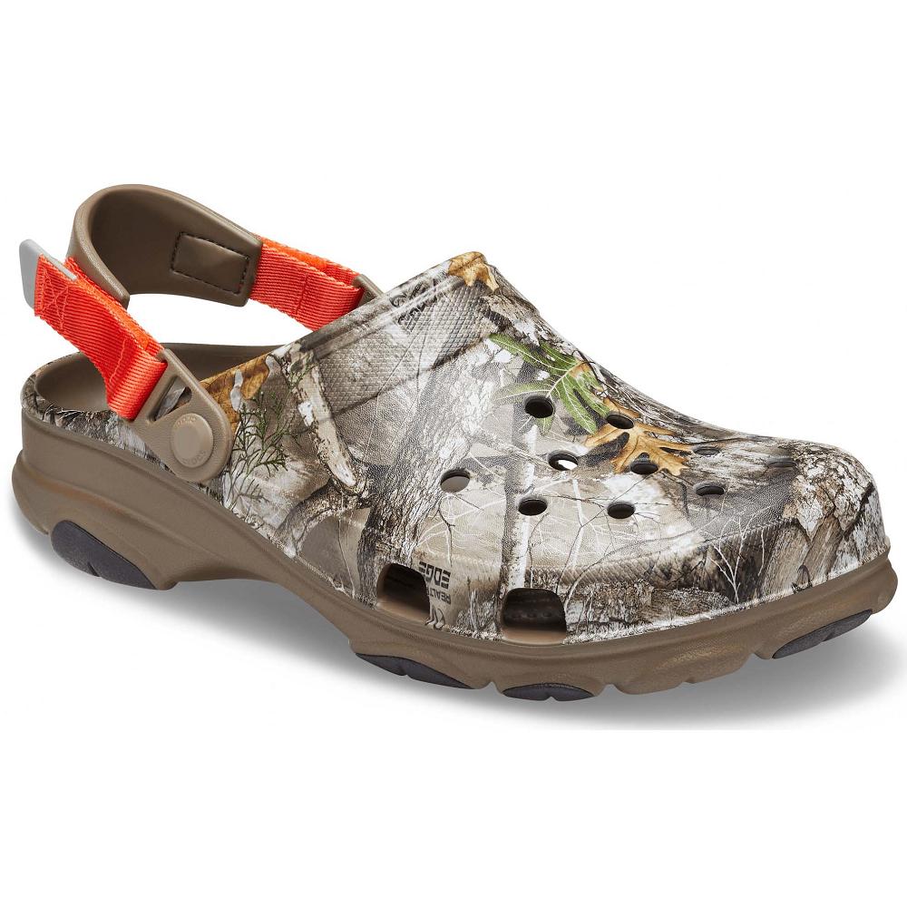 Sabots Crocs Classiche All-Terrain Realtree Edge Taupe Femme | GMY-5333667