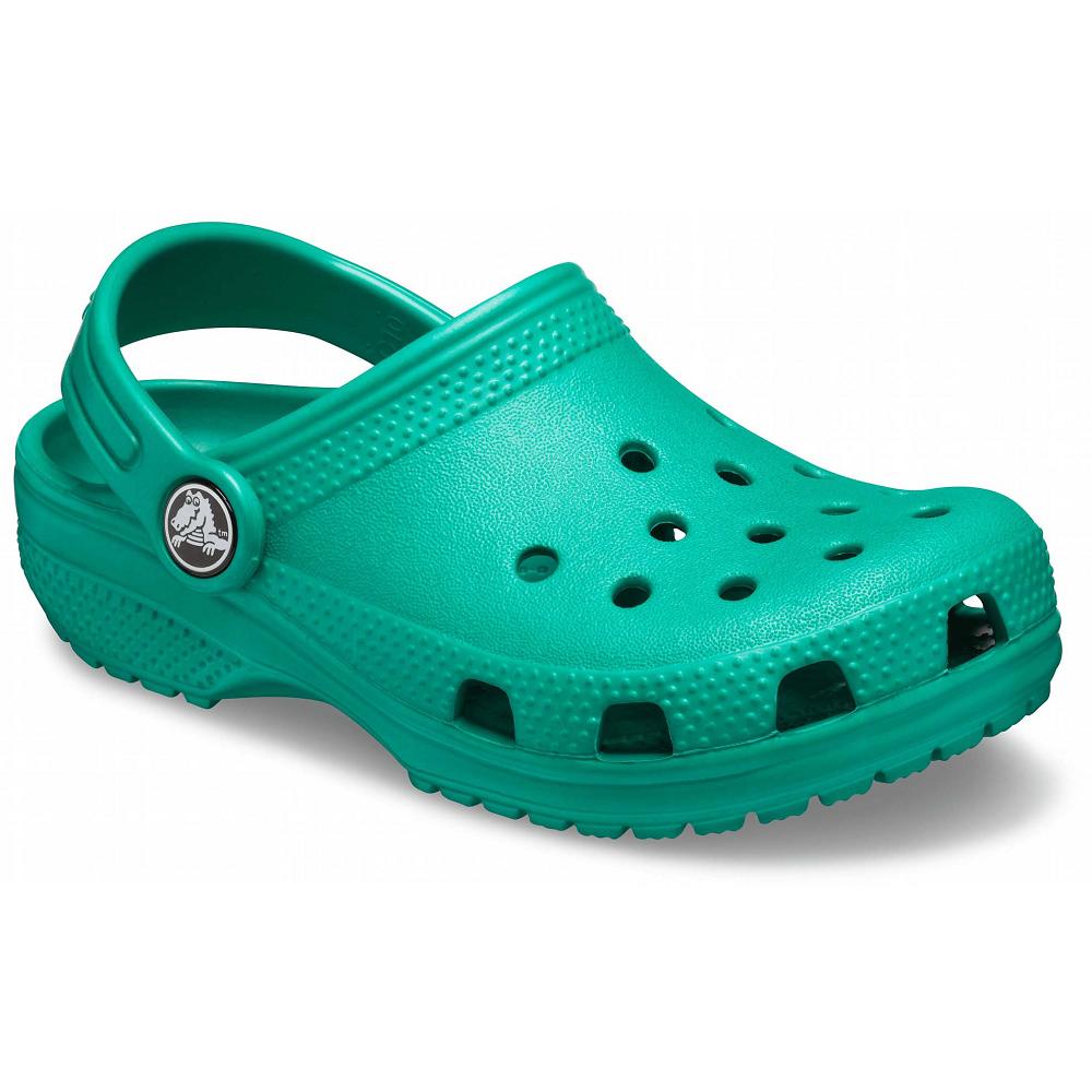 Sabots Crocs Classiche Vert Fille | SUI-9012784