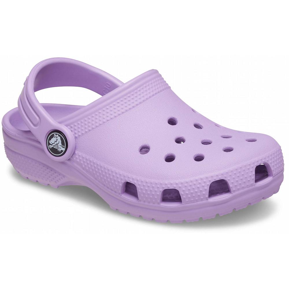 Sabots Crocs Classiche Rose Violette Fille | OTW-1771953