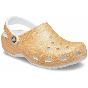 Sabots Crocs Classiche Glitter Orange Doré Femme | AVU-7105766